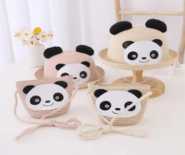 Set de sombrero de paja